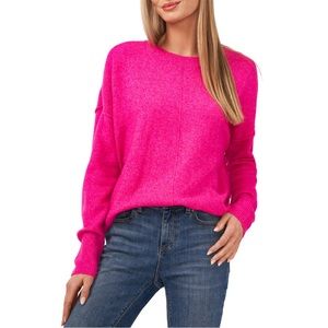 Vince Camuto Pink Crew Neck Sweater